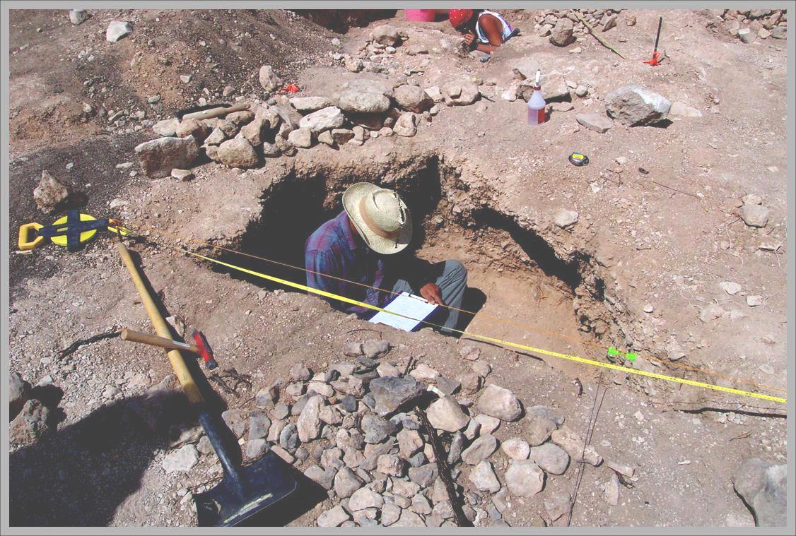 Man work during Arch Excavation image