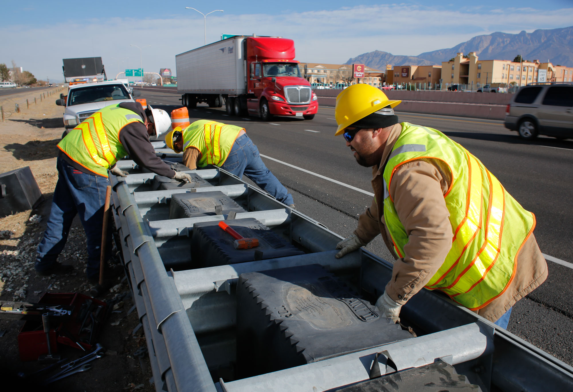 Guard Rail Maintenance 