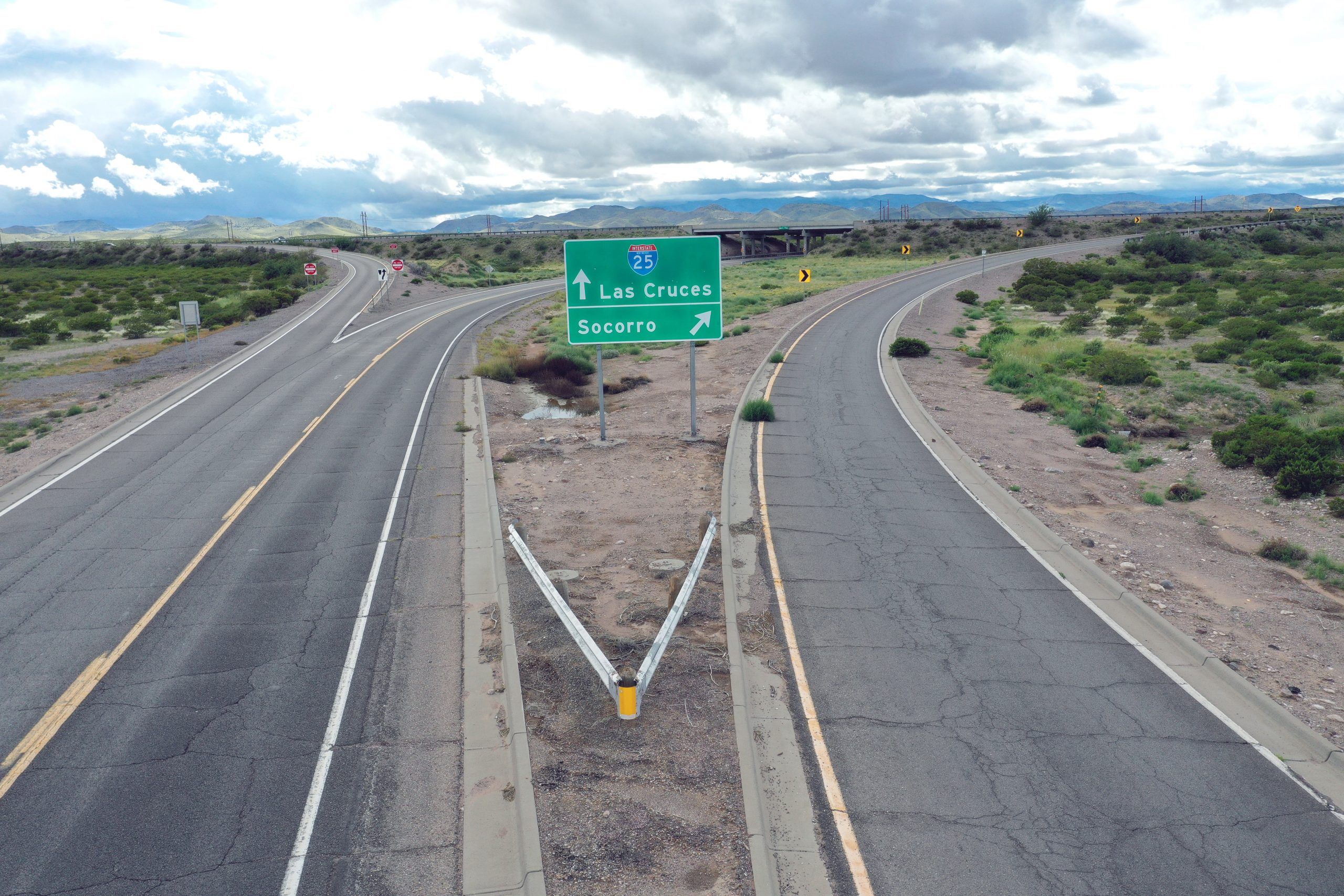 US 380 approaching I-25