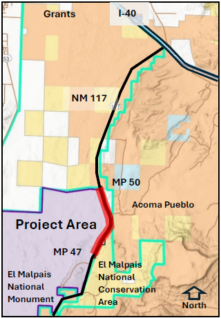El Malpais Project Area Map, CN 6101160