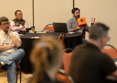 Audience of a conference