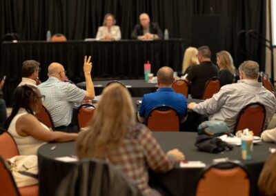Audience of a conference
