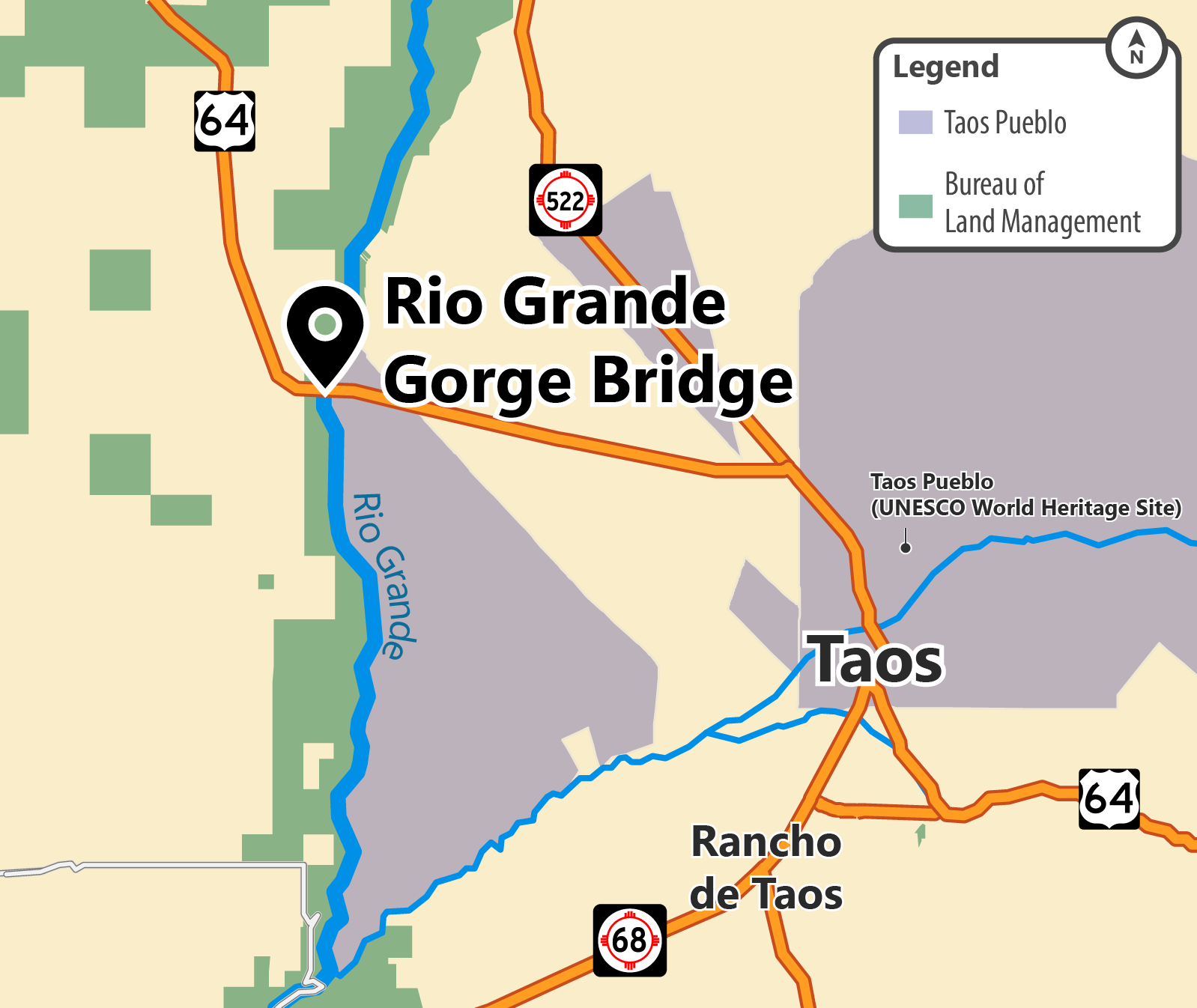 NMDOT-Rio Grande Gorge Bridge Map, CN 5102000 NMDOT-Rio Grande Gorge Bridge Map, CN 5102000